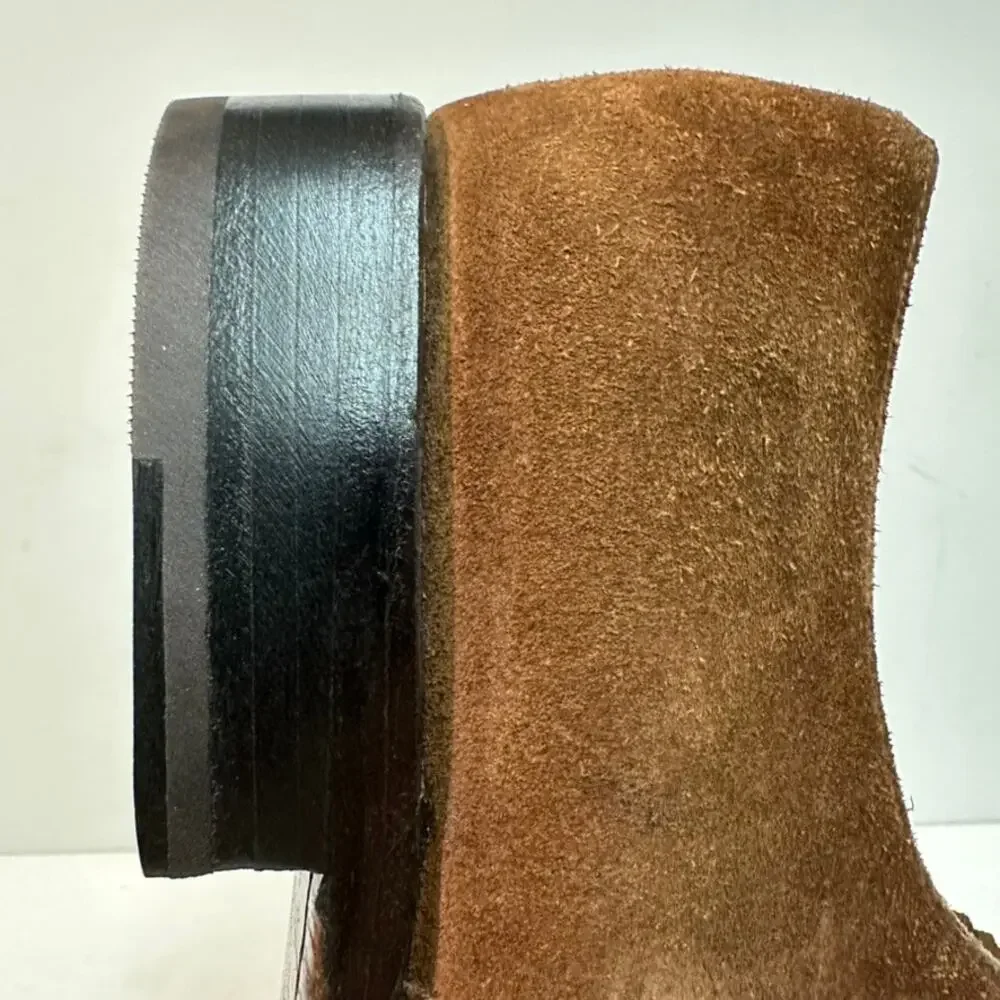 NEW HEELS Morjas The Oxford Snuff Suede Cap Toe Handmade in Spain EUC US 11.5